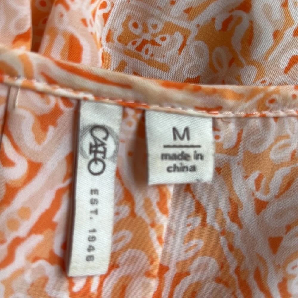 Peach Color Cato est. 1946 V-neck Sleeveless Top size medium